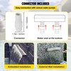 image:imageVEVOR Pool Fountain Stainless Steel Pool Waterfall Spillway with Pipe Connector Rectangular Garden Outdoor 11859in