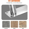 image:imageVEVOR Pool Handrail 2 PCS 55 x 32 inch Railing Stainless Steel with Base Plate for IndoorOutdoor RustProof Grab Bar wGrip CoverampAccessories for DecksSpas55x32 Inch 2 Pack