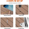 image:imageVEVOR Pool Handrail 2 PCS 55 x 32 inch Railing Stainless Steel with Base Plate for IndoorOutdoor RustProof Grab Bar wGrip CoverampAccessories for DecksSpas32x23 Inch