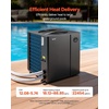 image:imageVEVOR Pool Heat Pump Max 93390 BTU Electric Pool Heater for Above amp InGround Up to 22455 Gallons AllDC Inverter Technology WiFi amp App Remote Control Multiple Protection for Swimming PartiesTop Air Outlet 22000 Gallons