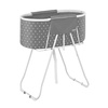 image:imageVEVOR Portable Dog Bathtub Elevated amp Foldable Spacesaving Pet Shower Station with Quick Drainage Bathing Tub for Washing amp Grooming Small and Medium Size Dogs and Cats Indoor amp Outdoor Light BlueLight Grey