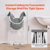 image:imageVEVOR Portable Dog Bathtub Elevated amp Foldable Spacesaving Pet Shower Station with Quick Drainage Bathing Tub for Washing amp Grooming Small and Medium Size Dogs and Cats Indoor amp Outdoor Light BlueLight Grey