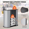 image:imageVEVOR Portable Tradeshow Podium Table 3543 x 1929 x 3701 Display Exhibition Counter Stand Booth Fair with Wall Foldable Promotion Retail Bar Table Pop Up Podium Counter with Carrying Bag