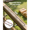 image:imageVEVOR Rail Mill Guide System 9 ft 4 Crossbar Kits Aluminum Adjustable Saw Milling Rails System Work with Chainsaw Mills for Builders and Woodworkers12 ft