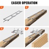 image:imageVEVOR Rail Mill Guide System 9 ft 4 Crossbar Kits Aluminum Adjustable Saw Milling Rails System Work with Chainsaw Mills for Builders and Woodworkers9 ft