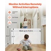 image:imageVEVOR Retractable Baby Gate Extends to 2027 inch Extra Wide 39 inch Tall with Reinforced Fiberglass Strips Avoids Crawling Through Mesh Dog Gate for Decks Doorways Garages Indoor BlackWhite