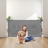 image:imageVEVOR Retractable Baby Gate Extends to 2027 inch Extra Wide 39 inch Tall with Reinforced Fiberglass Strips Avoids Crawling Through Mesh Dog Gate for Decks Doorways Garages Indoor BlackGray