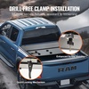 image:imageVEVOR Retractable Tonneau Cover 57 ft Hard Retractable Tonneau Cover with Builtin Drainage Pipe for 20212024 Dodge Ram 1500 Crew Cab Customized Design with DoubleLock amp TSlotHard Trifold