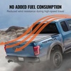 image:imageVEVOR Retractable Tonneau Cover 57 ft Hard Retractable Tonneau Cover with Builtin Drainage Pipe for 20212024 Dodge Ram 1500 Crew Cab Customized Design with DoubleLock amp TSlotHard Trifold