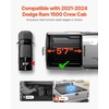 image:imageVEVOR Retractable Tonneau Cover 57 ft Hard Retractable Tonneau Cover with Builtin Drainage Pipe for 20212024 Dodge Ram 1500 Crew Cab Customized Design with DoubleLock amp TSlotHard Automatic Retract
