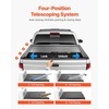 image:imageVEVOR Retractable Tonneau Cover 57 ft Hard Retractable Tonneau Cover with Builtin Drainage Pipe for 20212024 Dodge Ram 1500 Crew Cab Customized Design with DoubleLock amp TSlotHard Automatic Retract