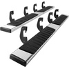 image:imageVEVOR Running Boards 3 Inches Side Steps Compatible with 20152025 Chevy ColoradoGMC Canyon Crew Cab Black Carbon Steel Nerf Bars 550 lbs Load Capacity NonSlip Surface with Rustproof Coating0718 Silverado 1500 Crew Cab