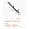 image:imageVEVOR Running Boards 3 Inches Side Steps Compatible with 20152025 Chevy ColoradoGMC Canyon Crew Cab Black Carbon Steel Nerf Bars 550 lbs Load Capacity NonSlip Surface with Rustproof Coating1525 ColoradoCanyon Crew Cab