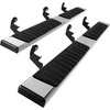 image:imageVEVOR Running Boards 3 Inches Side Steps Compatible with 20152025 Chevy ColoradoGMC Canyon Crew Cab Black Carbon Steel Nerf Bars 550 lbs Load Capacity NonSlip Surface with Rustproof Coating0918 Ram1500 Crew Cab