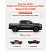 image:imageVEVOR Running Boards 3 Inches Side Steps Compatible with 20152025 Chevy ColoradoGMC Canyon Crew Cab Black Carbon Steel Nerf Bars 550 lbs Load Capacity NonSlip Surface with Rustproof Coating1525 ColoradoCanyon Crew Cab