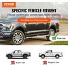 image:imageVEVOR Running Boards 3 Inches Side Steps Compatible with 20152025 Chevy ColoradoGMC Canyon Crew Cab Black Carbon Steel Nerf Bars 550 lbs Load Capacity NonSlip Surface with Rustproof Coating1523 F150 Crew cab