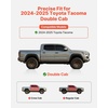 image:imageVEVOR Running Boards 4 Inches Side Steps Compatible with 20242025 Toyota Tacoma Double Cab Black Carbon Steel Nerf Bars 550 lbs Load Capacity Wide NonSlip Hollow Surface with Rustproof Coating2425 Tacoma Double Cab