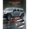 image:imageVEVOR Running Boards 4 Inches Side Steps Compatible with 20242025 Toyota Tacoma Double Cab Black Carbon Steel Nerf Bars 550 lbs Load Capacity Wide NonSlip Hollow Surface with Rustproof Coating1825 Jeep Wrangler JL 4 Door