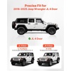 image:imageVEVOR Running Boards 4 Inches Side Steps Compatible with 20242025 Toyota Tacoma Double Cab Black Carbon Steel Nerf Bars 550 lbs Load Capacity Wide NonSlip Hollow Surface with Rustproof Coating1825 Jeep Wrangler JL 4 Door