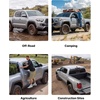 image:imageVEVOR Running Boards 4 Inches Side Steps Compatible with 20242025 Toyota Tacoma Double Cab Black Carbon Steel Nerf Bars 550 lbs Load Capacity Wide NonSlip Hollow Surface with Rustproof Coating0523 Tacoma Double Cab