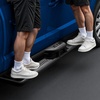 image:imageVEVOR Running Boards 4 Inches Side Steps Compatible with 20242025 Toyota Tacoma Double Cab Black Carbon Steel Nerf Bars 550 lbs Load Capacity Wide NonSlip Hollow Surface with Rustproof Coating0918 Ram 1500 Crew Cab