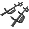 image:imageVEVOR Running Boards 4 Inches Side Steps Compatible with 20242025 Toyota Tacoma Double Cab Black Carbon Steel Nerf Bars 550 lbs Load Capacity Wide NonSlip Hollow Surface with Rustproof Coating2425 Tacoma Double Cab
