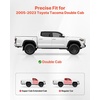 image:imageVEVOR Running Boards 4 Inches Side Steps Compatible with 20242025 Toyota Tacoma Double Cab Black Carbon Steel Nerf Bars 550 lbs Load Capacity Wide NonSlip Hollow Surface with Rustproof Coating1525 ColoradoCanyon Crew Cab