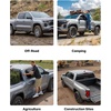 image:imageVEVOR Running Boards 4 Inches Side Steps Compatible with 20242025 Toyota Tacoma Double Cab Black Carbon Steel Nerf Bars 550 lbs Load Capacity Wide NonSlip Hollow Surface with Rustproof Coating1525 ColoradoCanyon Crew Cab