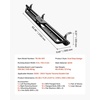 image:imageVEVOR Running Boards 4 Inches Side Steps Compatible with 20242025 Toyota Tacoma Double Cab Black Carbon Steel Nerf Bars 550 lbs Load Capacity Wide NonSlip Hollow Surface with Rustproof Coating1525 ColoradoCanyon Crew Cab