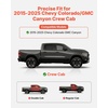 image:imageVEVOR Running Boards 4 Inches Side Steps Compatible with 20242025 Toyota Tacoma Double Cab Black Carbon Steel Nerf Bars 550 lbs Load Capacity Wide NonSlip Hollow Surface with Rustproof Coating1525 ColoradoCanyon Crew Cab