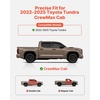 image:imageVEVOR Running Boards 4 Inches Side Steps Compatible with 20242025 Toyota Tacoma Double Cab Black Carbon Steel Nerf Bars 550 lbs Load Capacity Wide NonSlip Hollow Surface with Rustproof Coating2225 Tundra CrewMax Cab
