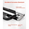 image:imageVEVOR Running Boards 4 Inches Side Steps Compatible with 20242025 Toyota Tacoma Double Cab Black Carbon Steel Nerf Bars 550 lbs Load Capacity Wide NonSlip Hollow Surface with Rustproof Coating1525 ColoradoCanyon Crew Cab