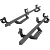 image:imageVEVOR Running Boards 4 Inches Side Steps Compatible with 20242025 Toyota Tacoma Double Cab Black Carbon Steel Nerf Bars 550 lbs Load Capacity Wide NonSlip Hollow Surface with Rustproof Coating0918 Ram 1500 Crew Cab