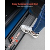 image:imageVEVOR Running Boards 4 Inches Side Steps Compatible with 20242025 Toyota Tacoma Double Cab Black Carbon Steel Nerf Bars 550 lbs Load Capacity Wide NonSlip Hollow Surface with Rustproof Coating0918 Ram 1500 Crew Cab