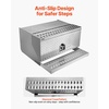 image:imageVEVOR SemiTruck Step Tool Box 30 x 295 x 158 Heavy Duty Aluminum Diamond Plate Toolbox Waterproof Cab Entry Step Storage Box with THandle Lock amp Keys for Flatbed Crane and Semi Trucks