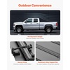 image:imageVEVOR Soft TriFold Truck Bed Tonneau Cover Compatible with 20092025 Dodge Ram 1500 Incl Classic amp New 57 ft 674 in Bed Fleetside Without Rambox Split Tailgate and Track System Waterproof56ft