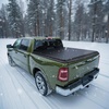image:imageVEVOR Soft TriFold Truck Bed Tonneau Cover Compatible with 20092025 Dodge Ram 1500 Incl Classic amp New 57 ft 674 in Bed Fleetside Without Rambox Split Tailgate and Track System Waterproof57ft