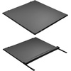 image:imageVEVOR Soft TriFold Truck Bed Tonneau Cover Compatible with 20092025 Dodge Ram 1500 Incl Classic amp New 57 ft 674 in Bed Fleetside Without Rambox Split Tailgate and Track System Waterproof57ft