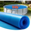 image:imageVEVOR Solar Pool Cover 36 x 18 ft Rectangle Solar Cover 12 mil for Pools Inground Above Ground Swimming Pool Solar Blanket with Bubble Heat Retaining Solar Covers BlueBlue