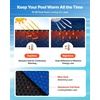 image:imageVEVOR Solar Pool Cover 36 x 18 ft Rectangle Solar Cover 12 mil for Pools Inground Above Ground Swimming Pool Solar Blanket with Bubble Heat Retaining Solar Covers BlueBlueBlack