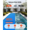image:imageVEVOR Solar Pool Cover 36 x 18 ft Rectangle Solar Cover 12 mil for Pools Inground Above Ground Swimming Pool Solar Blanket with Bubble Heat Retaining Solar Covers BlueBlue