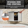 image:imageVEVOR Stainless Steel BBQ Access Door  30W x 21H Inch Double Vertical Wall Door for Outside Cabinet and Grilling StationNew Recessed Handle