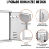 image:imageVEVOR Stainless Steel BBQ Access Door  30W x 21H Inch Double Vertical Wall Door for Outside Cabinet and Grilling StationVents