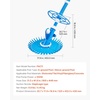 image:imageVEVOR Suction Pool Cleaner Automatic Pool Vacuum Cleaner Suction Side Automatic Pool Cleaner Suction Vacuum Pool Sweeper with 12 Hoses for Inground Pool and AboveGround Pool Up to 20 x 35 ft