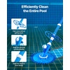 image:imageVEVOR Suction Pool Cleaner Automatic Pool Vacuum Cleaner Suction Side Automatic Pool Cleaner Suction Vacuum Pool Sweeper with 12 Hoses for Inground Pool and AboveGround Pool Up to 20 x 35 ft