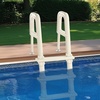 image:imageVEVOR Swimming Pool Ladder 75Inclined 5Step Double Handrails Stair NonSlip Heavy Duty Steps Load Capacity 300 lb for 4854 in Inground amp AboveGround Pools of Any Deck Surface Indoor amp OutdoorWhite