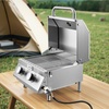 image:imageVEVOR Tabletop Gas Grill 3Burner Stainless Steel Portable Propane Grill with Builtin Thermometer Travel Locks Weatherproof Lid 22500 BTU Total for Outdoor Cooking Patio Party Camping RV2Burner