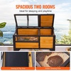 image:imageVEVOR Tortoise Habitat Cedar Wooden Tortoise House Indoor amp Outdoor Tortoise Enclosure with Light Stand Reptile Enclosure Small Animal Cage with Stand Legs for Gecko Lizard SnakeC With Legs