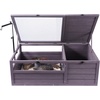 image:imageVEVOR Tortoise Habitat Cedar Wooden Tortoise House Indoor amp Outdoor Tortoise Enclosure with Light Stand Reptile Enclosure Small Animal Cage with Stand Legs for Gecko Lizard SnakeA Tortoise Habitat