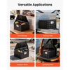 image:imageVEVOR Trailer Tongue Box Heavy Duty Trailer Tongue Tool Box Storage Organizer with Lock amp Keys Utility Tool Chest for Pickup Truck Bed RV SUV OffRoad Vehicle Aluminum 26 x 13 x 12 Silver26 Silver
